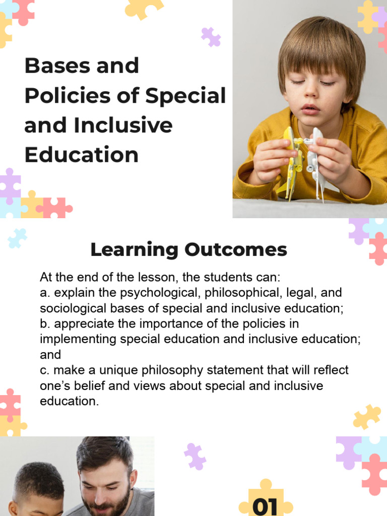 Foundations of Special Education Policies | PDF | Inclusion (Education ...