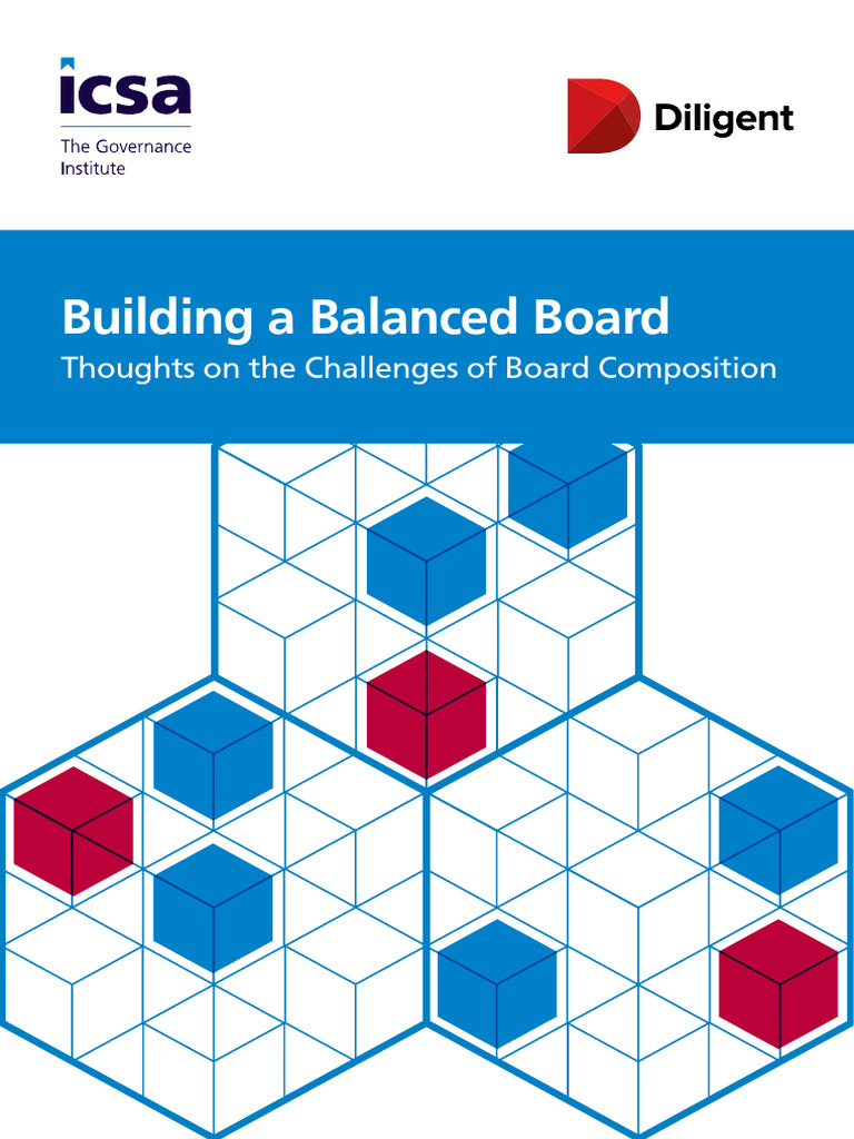 ICSA and Diligent - Building A Balanced Board | PDF | Governance ...