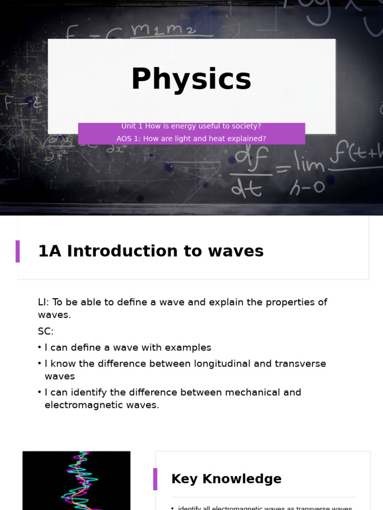 Understanding Waves and Electromagnetism | PDF | Electromagnetic ...