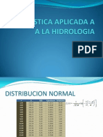 Estadistica Aplicada A A La Hidrologia