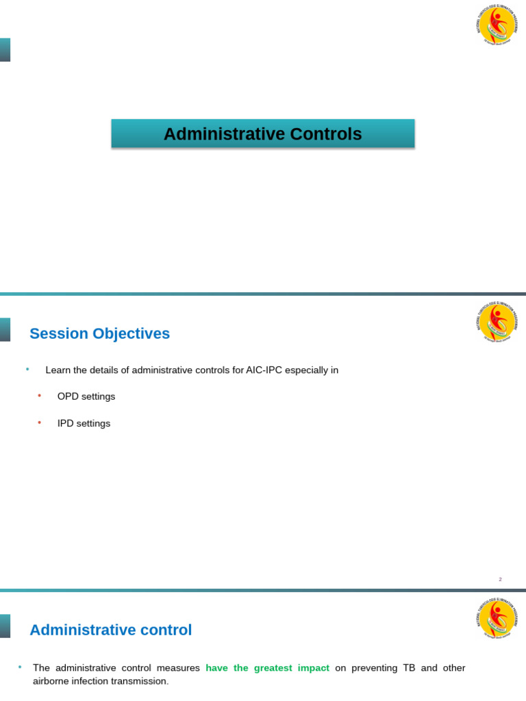 Administrative Controls for TB Prevention | PDF | Tuberculosis ...