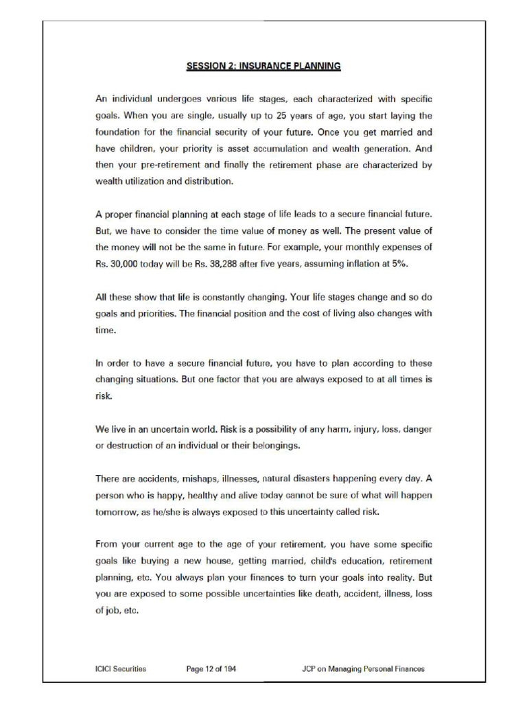 Insurance Notes 2 | PDF