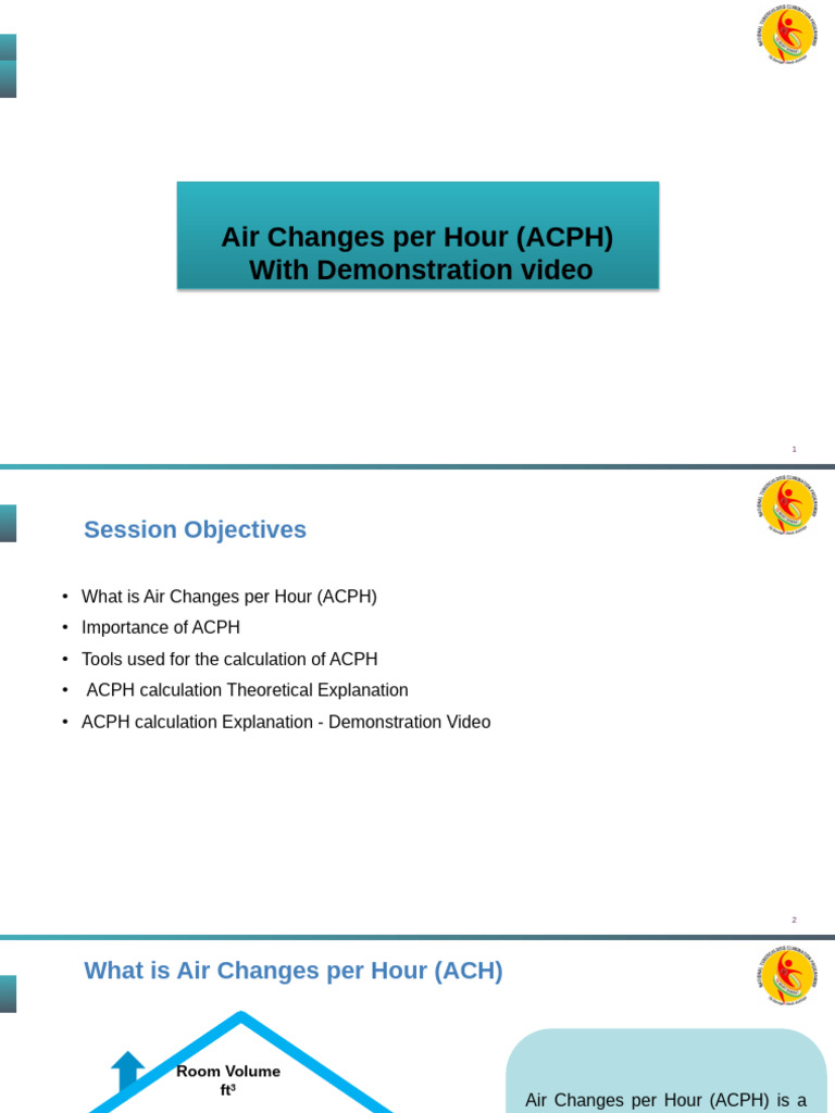 Understanding Air Changes per Hour (ACPH) | PDF | Volume | Quantity