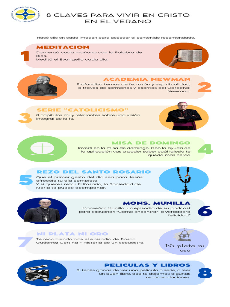 8 Claves para Vivir en Cristo en Verano | PDF