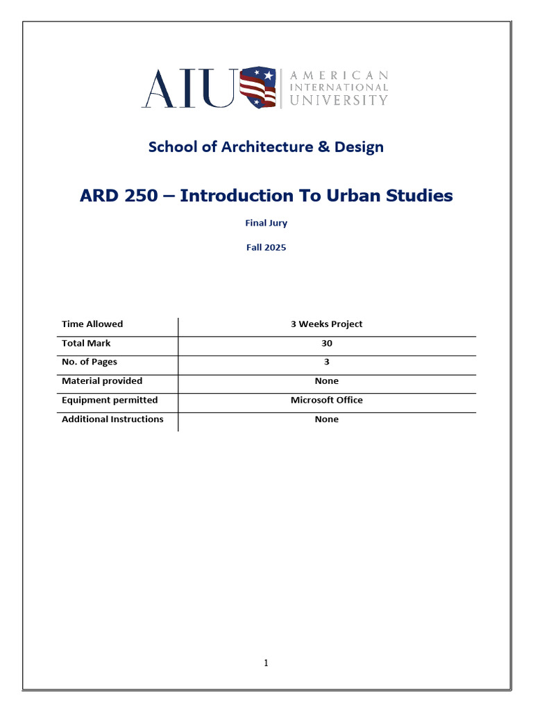 ARC+250+ +Introduction+to+Urban+Design+ (NONSCAD) + +Final+Exam+ +fall+ ...