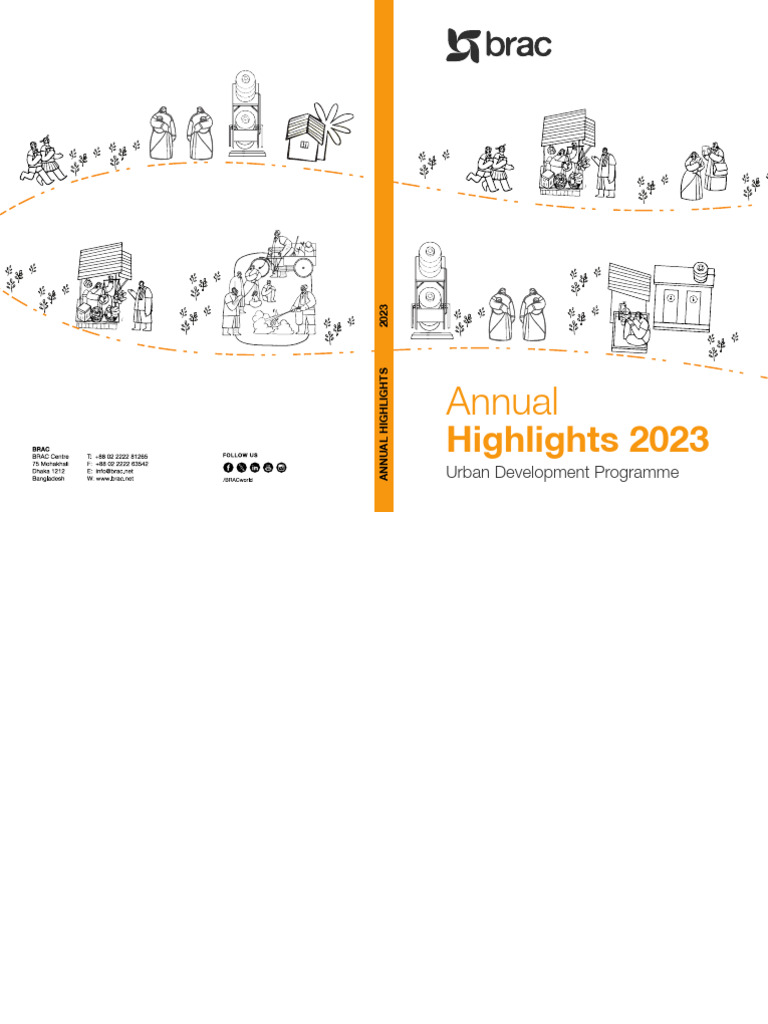 BRAC Urban Development Highlights 2023 | PDF | Climate Resilience ...