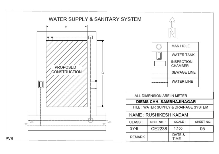 Water Supply & Drainage System Plan | PDF