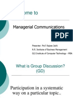 Managerial Communication Session 16-17 Group Diss