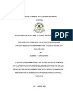 Contribution of Fishing Industries in Households Poverty Reduction in Mwanza City: A Case of Igoma and Igogo Wards