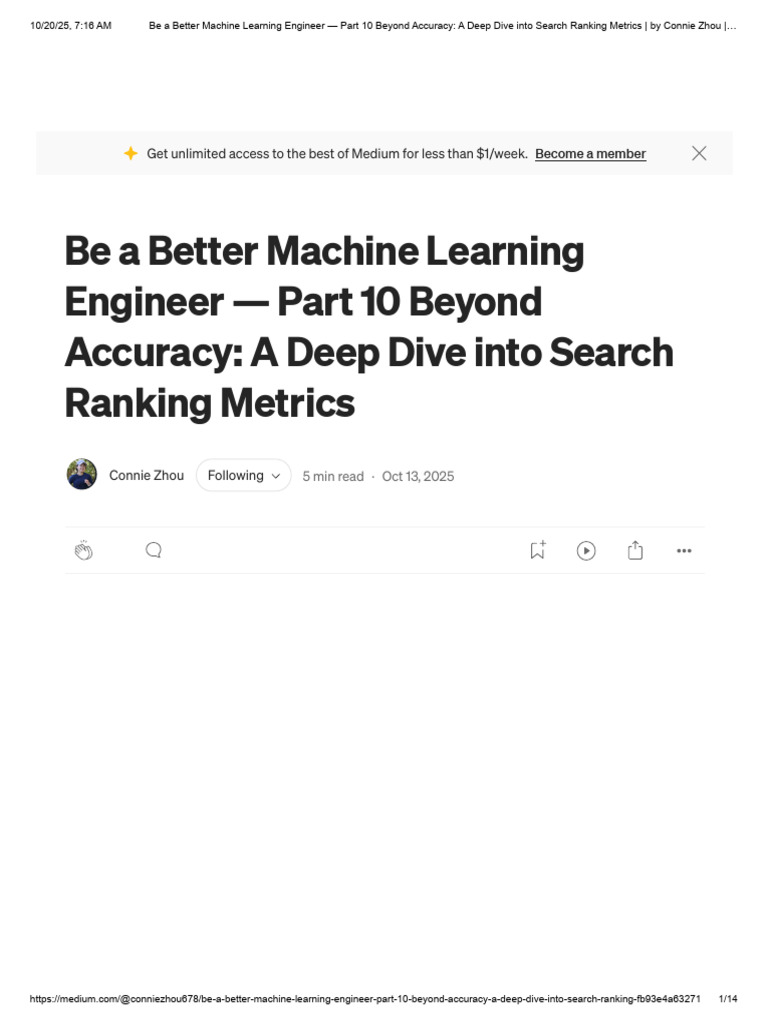 Search Ranking Metrics Explained | PDF | Applied Mathematics ...