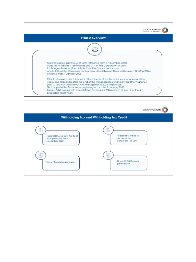 FTA - Tax Updates Webinar - 10th Dec, 2025 | PDF