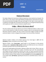 Important Questions on Indigo Chapter | PDF | Mahatma Gandhi | British Raj
