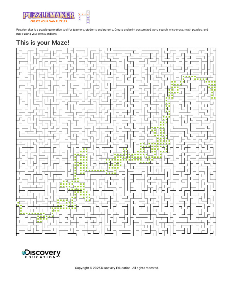 Maze Puzzle _V2 | PDF