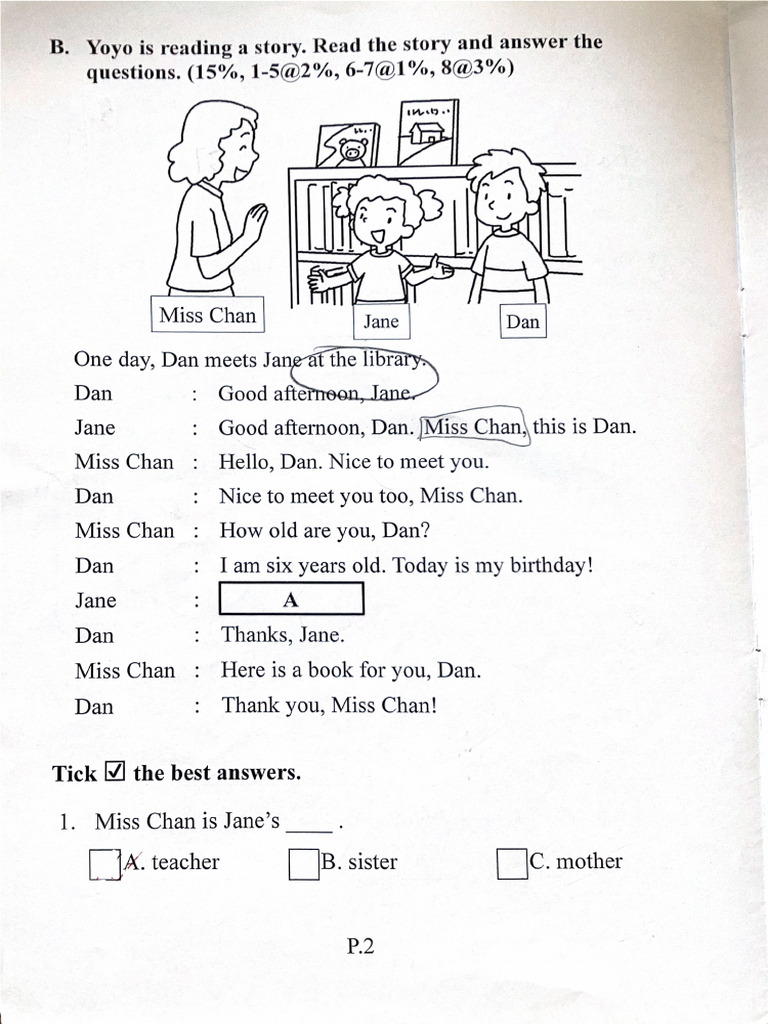 P1 English | PDF