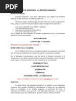 RITO DE ADMISIÓN A LAS ÓRDENES SAGRADAS