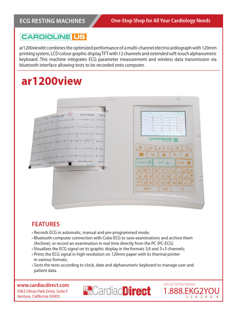 Advanced ECG Resting Machines for Cardiology | PDF ...