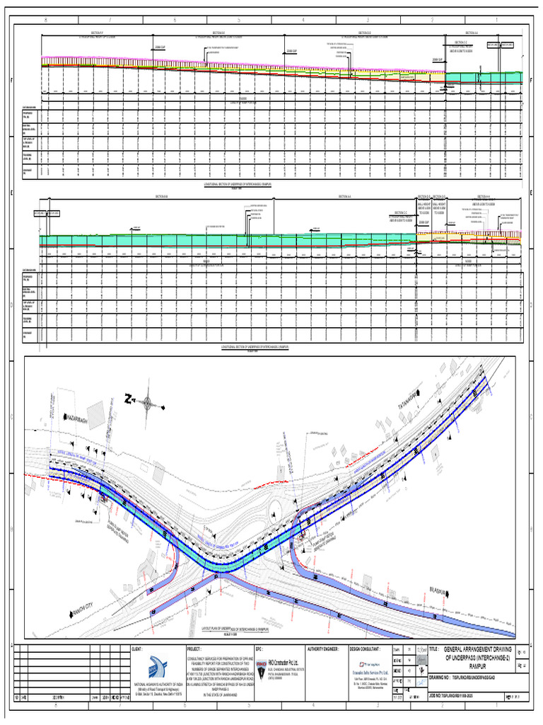 Underpass Design for Interchange-2 Rampur | PDF | Building Engineering ...