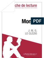 Le Clézio, J.M.G. - Mondo (Fiche de Lecture)