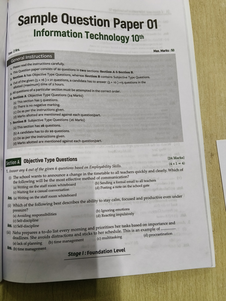 Format of Information Technology (Dec Test) | PDF