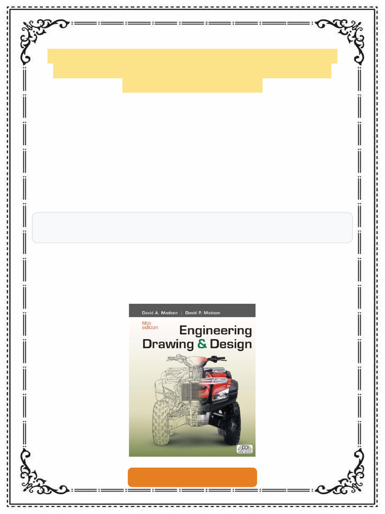Engineering Drawing and design 5th Edition David P. Madsen- David A ...