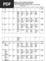 NWU 2025 Exam Schedule for Modules | PDF