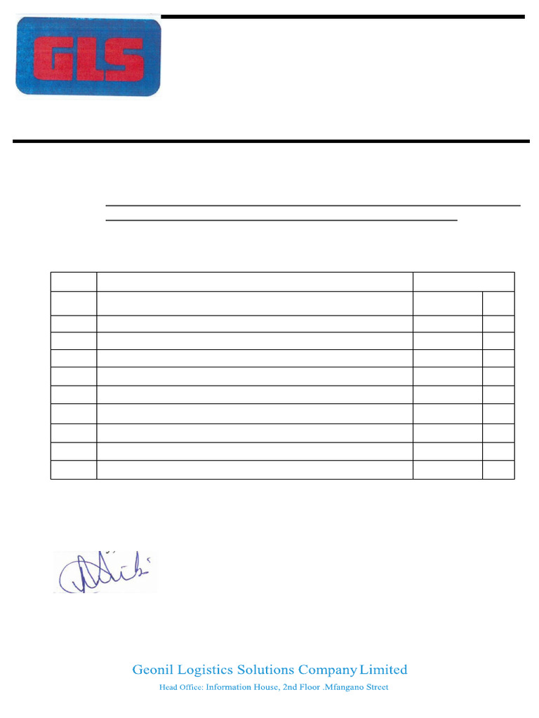 Geonil Logistics Fumigation Quotation | PDF