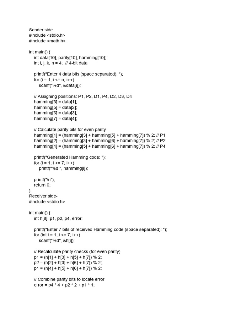 Hamming New | PDF