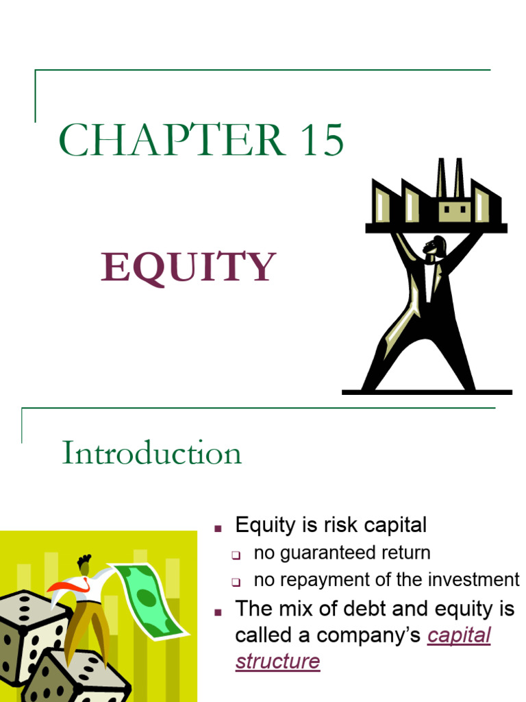 CH 15 | PDF | Equity (Finance) | Stocks