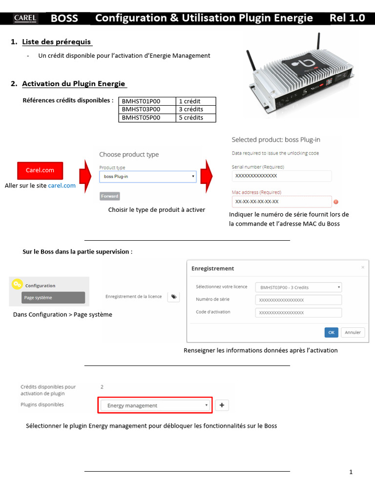 Configuration et Utilisation du Plugin Energie | PDF | Plugin ...