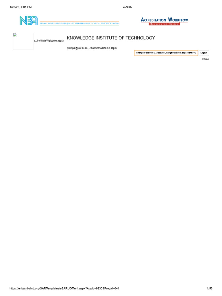 Faculty Contributions in e-NBA Assessment | PDF | Academia