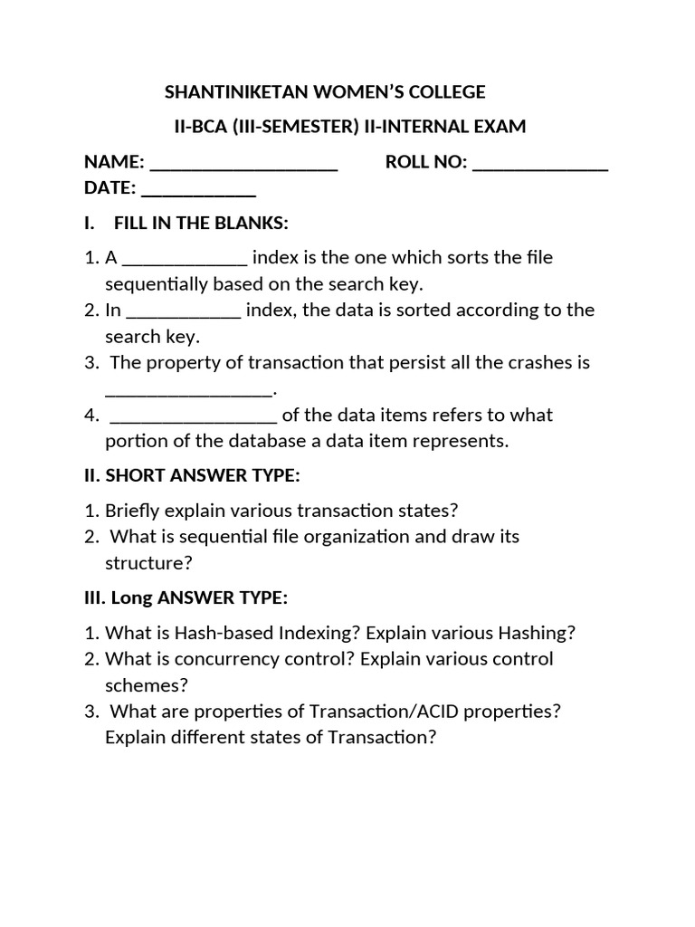 Bca-Ii (Int) | PDF