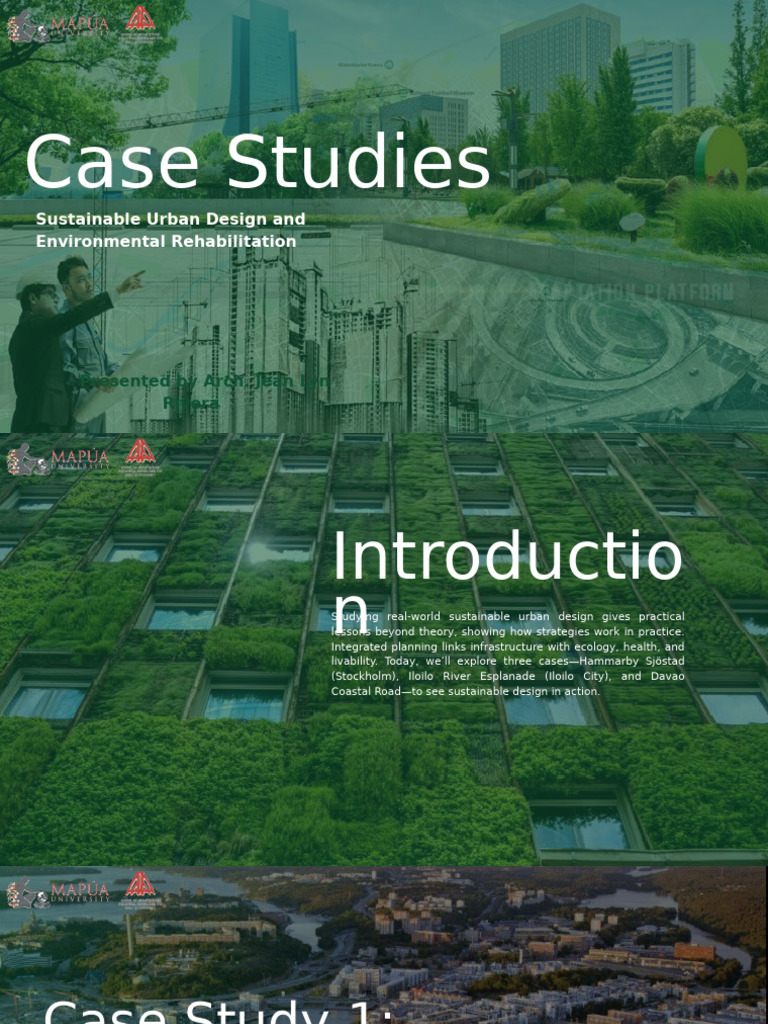 Sustainable Urban Design Case Studies | PDF | Infrastructure ...