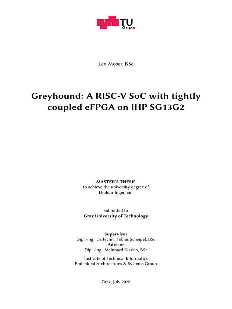 Greyhound: Open-Source RISC-V SoC Design | PDF | System On A Chip ...