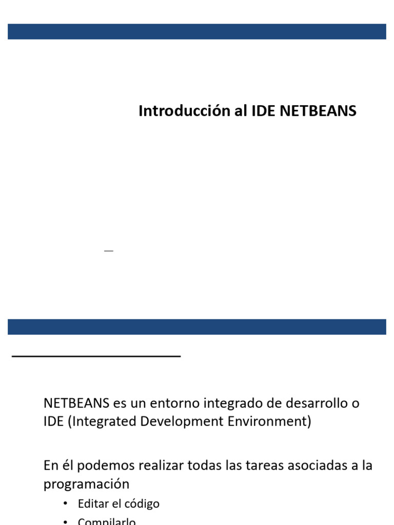 Guía de Introducción a NetBeans | PDF | Entorno de desarrollo integrado ...