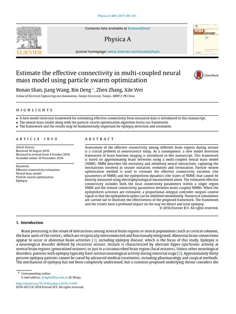 Estimate The Effective Connectivity in Multi-Coupled Neural Mass Model ...