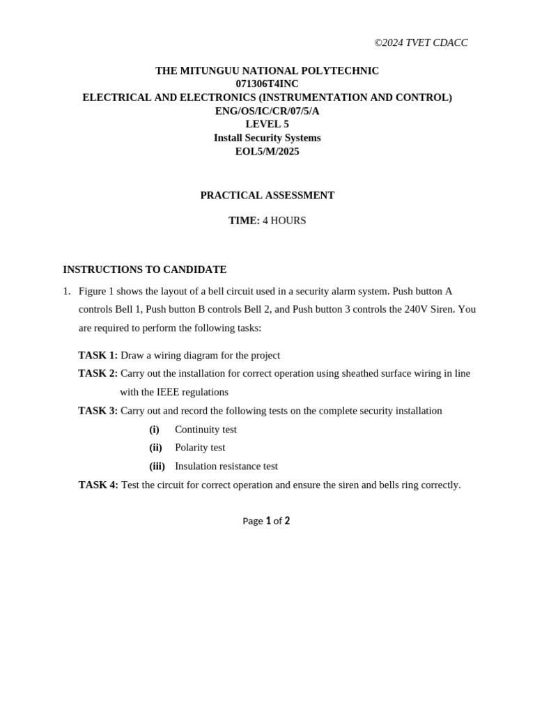 Security System Installation Guide | PDF