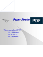 Paper Aeroplane 1