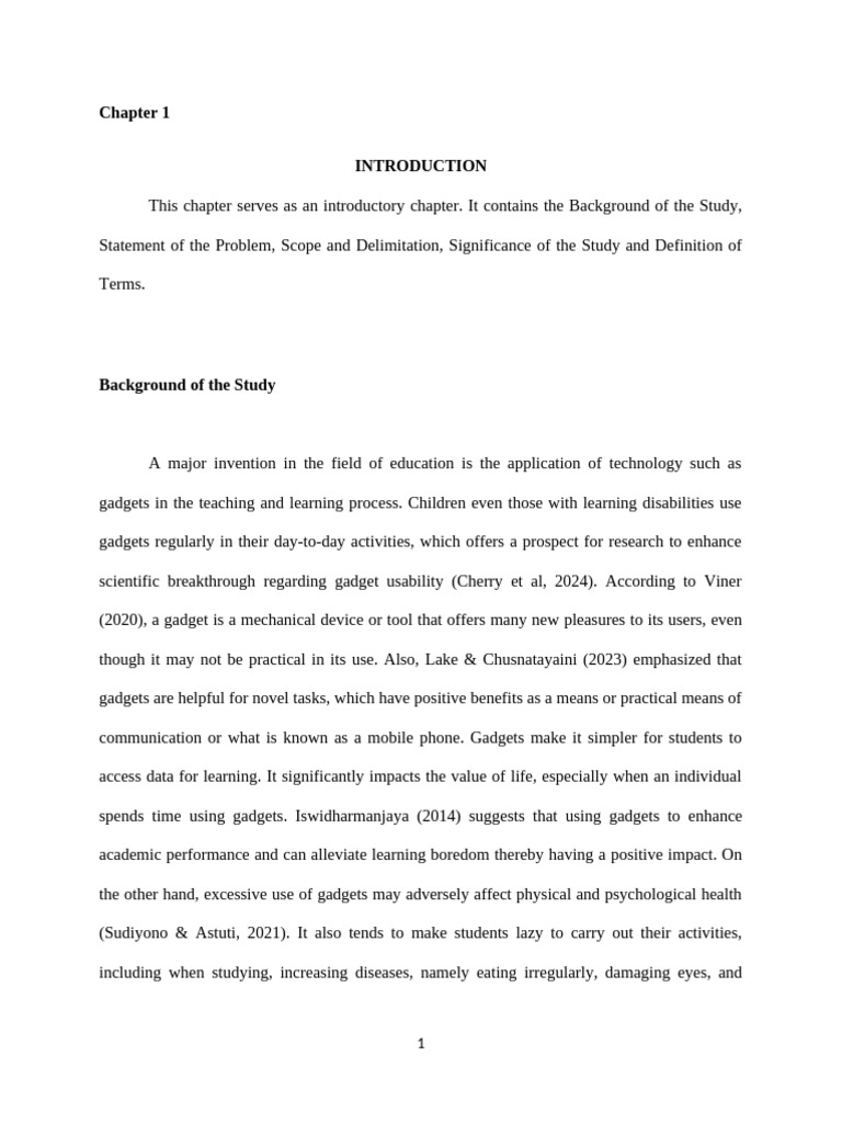 Impact of Gadgets on Student Learning | PDF | Mobile Phones | Statistics