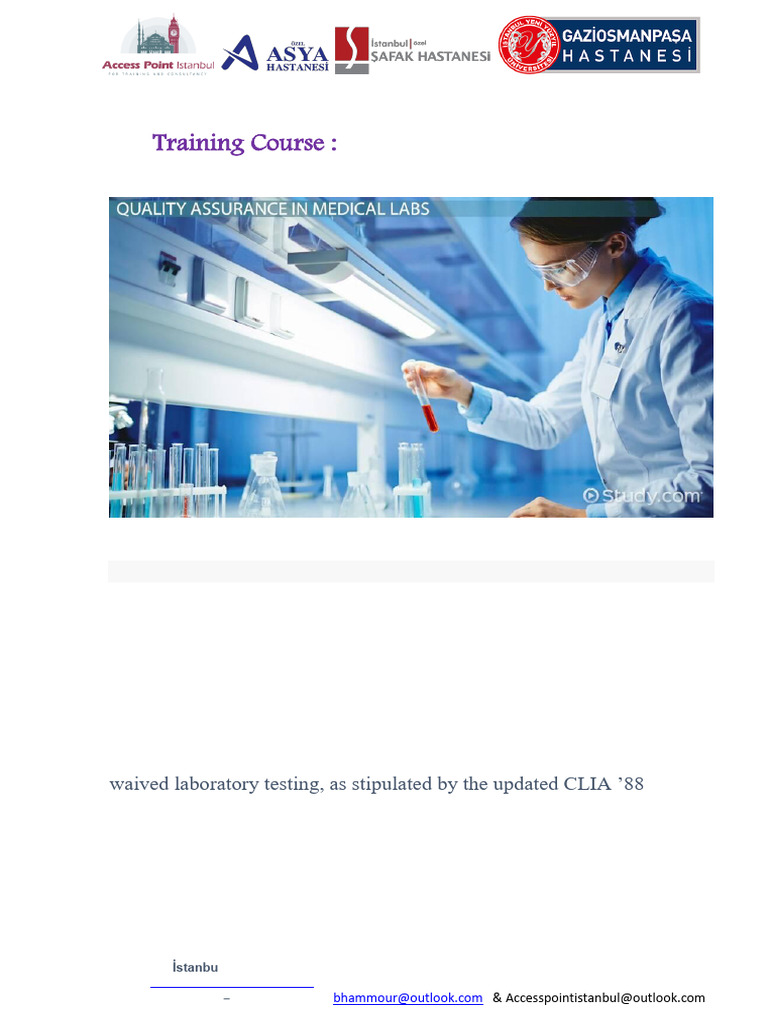 Quality Control Training in Istanbul | PDF | Verification And ...