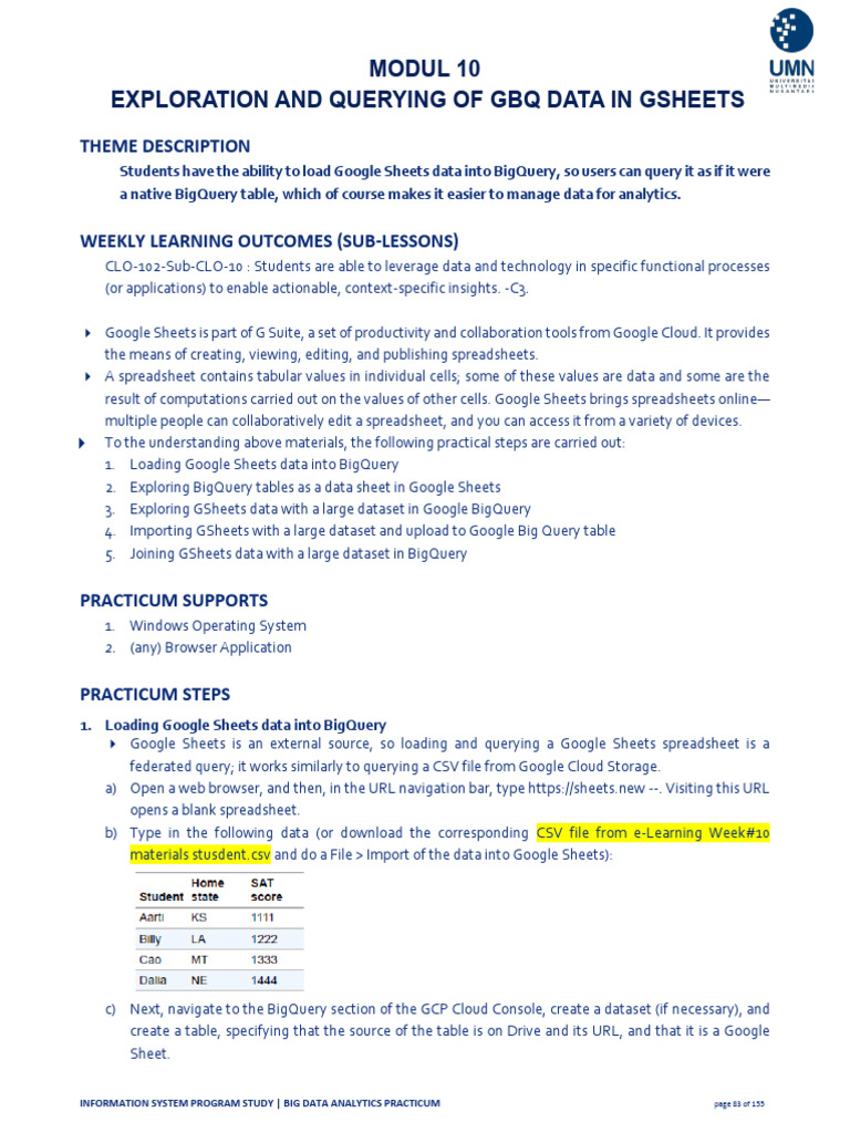 Materi-Is429L-M10-BDA - Exploration Querying of GBQ Data in GSheet ...