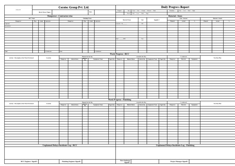 DPR - Format - XLSX - Sheet1 | PDF | Physical Geography