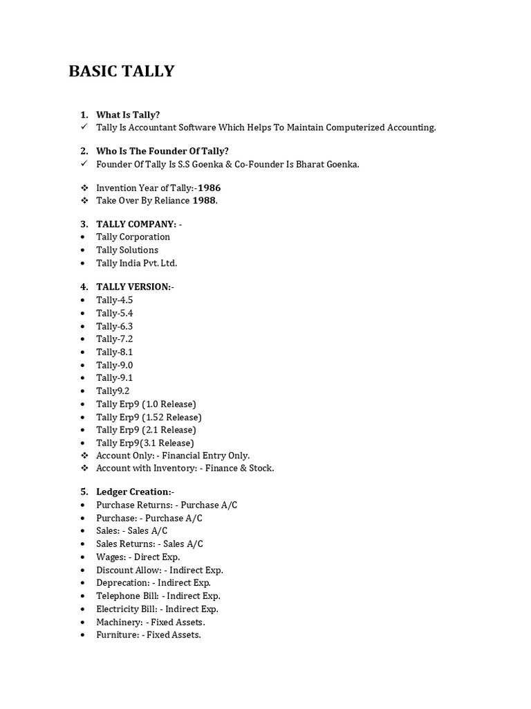 Overview of Tally Accounting Software | PDF | Debits And Credits | Business