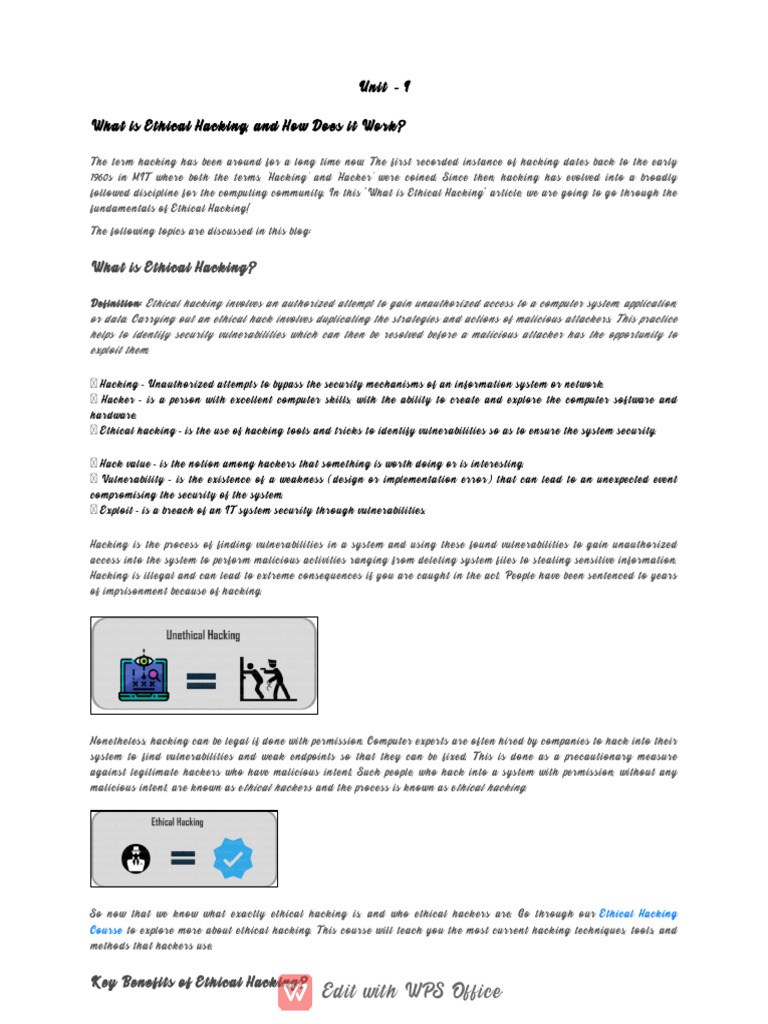 Understanding Ethical Hacking Basics | PDF | Security | Computer Security