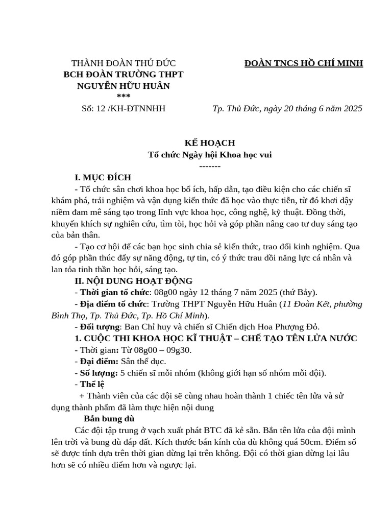 KH KHKT 2025 | PDF