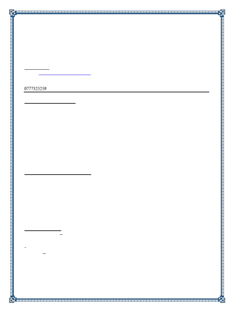 Gul Azim's CV: Skills & Experience | PDF