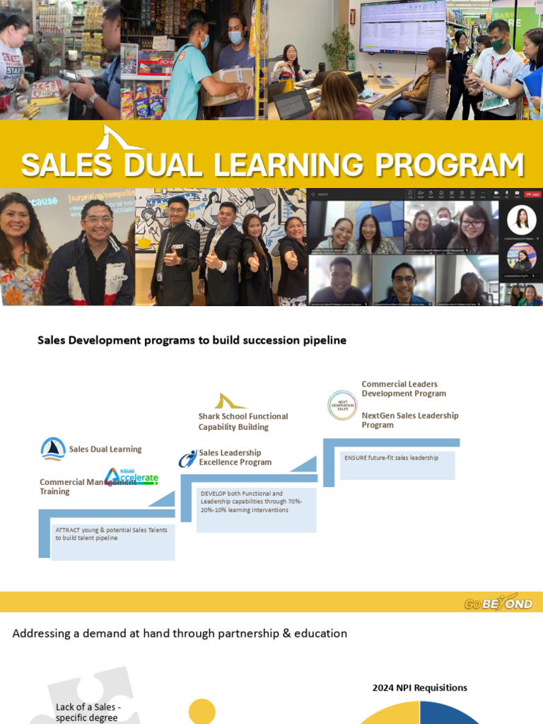 Sales Dual Learning Program Overview | PDF | Leadership | Learning