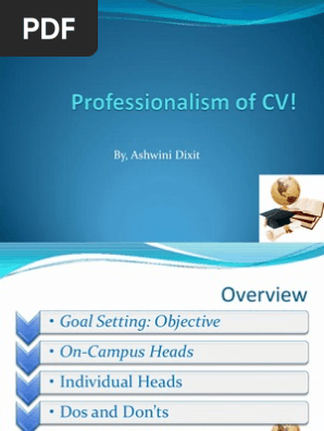 Professional CV