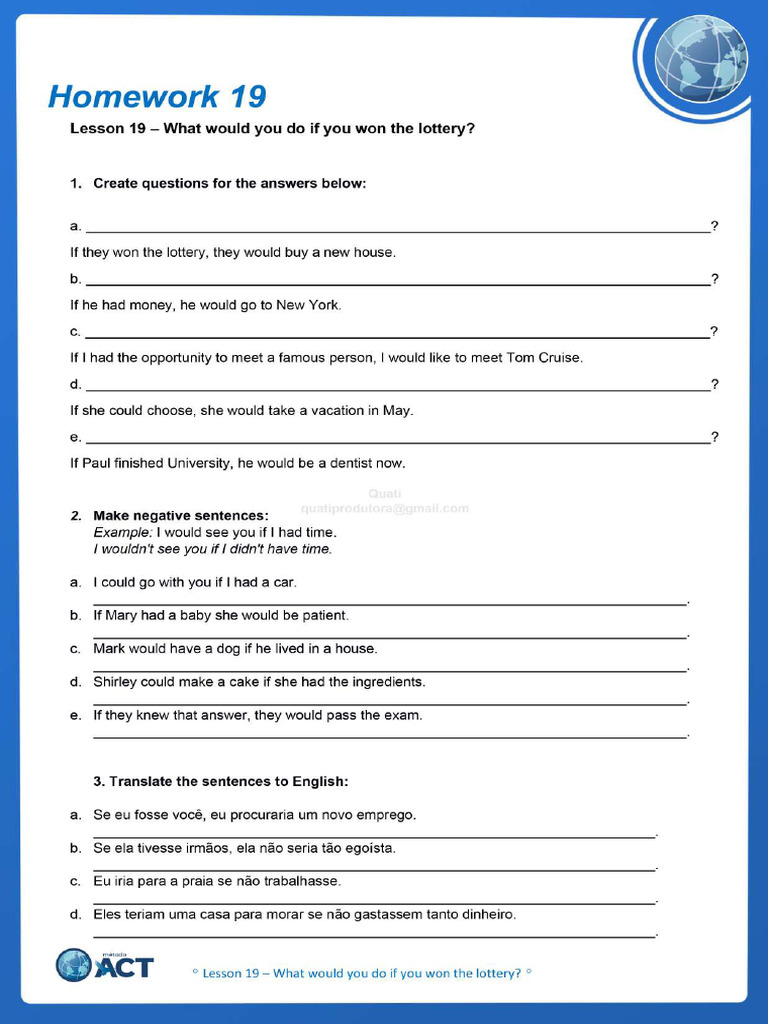 Homework 19 | PDF