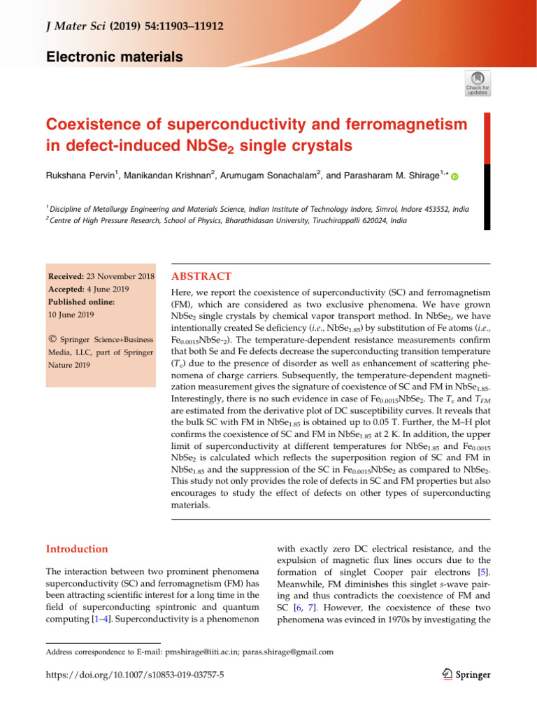 2018 - Springer - Coexistence of Superconductivity and Ferromagnetism ...