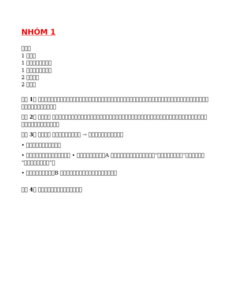 Nhóm 1 | PDF